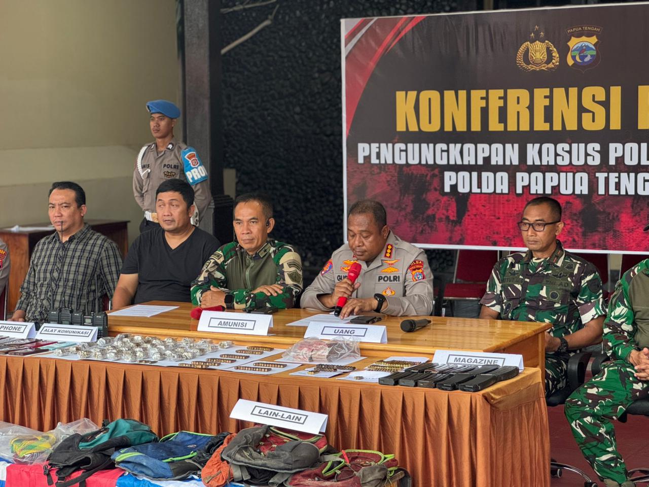 Kamp KKB di Nabarua Dibongkar Aparat Gabungan, Ratusan Amunisi dan Puluhan Juta Rupiah Diamankan