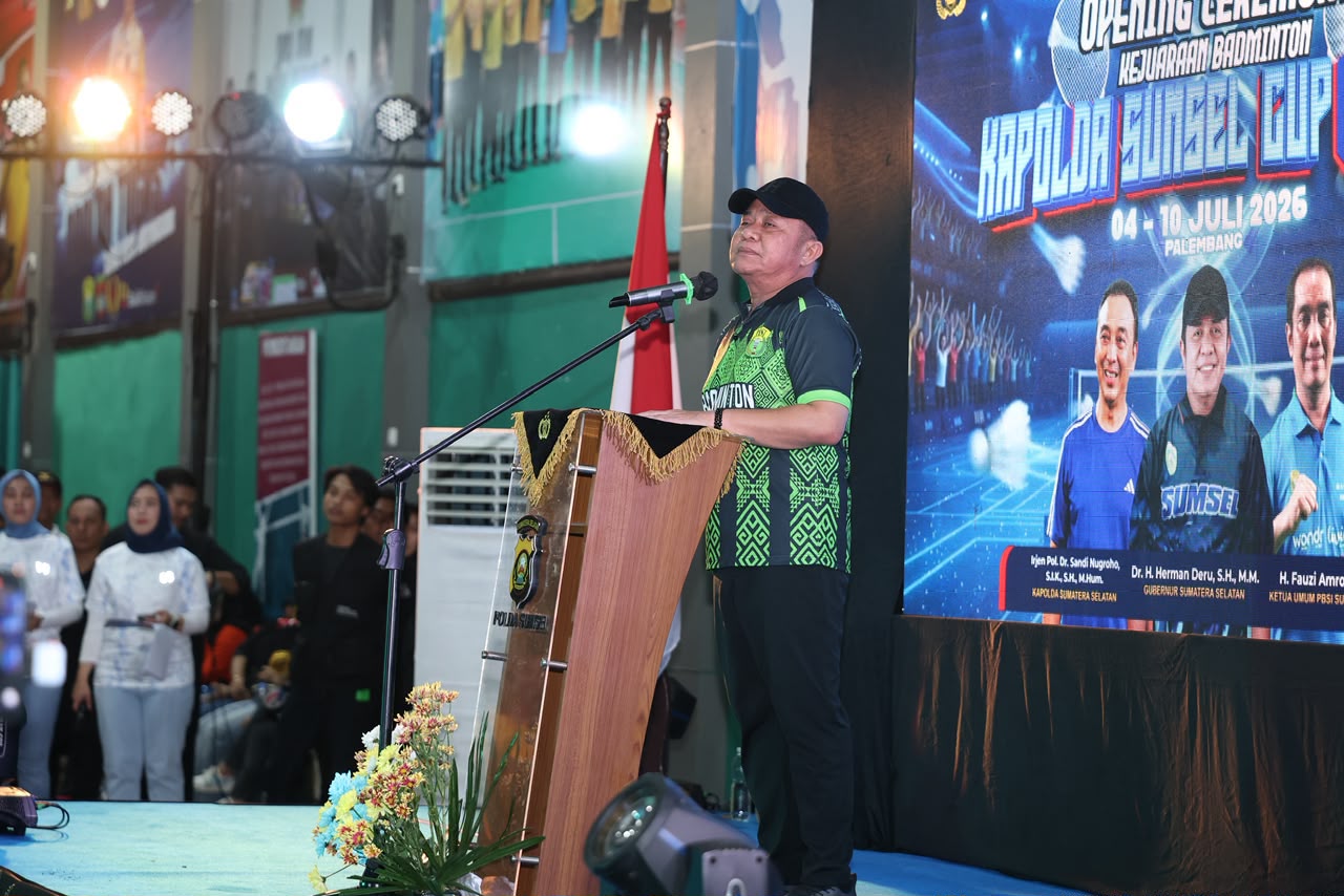 Perkuat Sinergi, Polda Sumsel Gelar Badminton Kapolda Cup 2026 yang Diikuti Ribuan Peserta