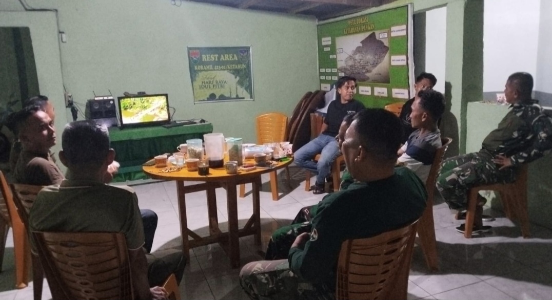 Kodim 0423/Bengkulu Utara Bersama Jajaran Koramil Gelar Nonton Bareng Kebangsaan Piala Dunia 2026