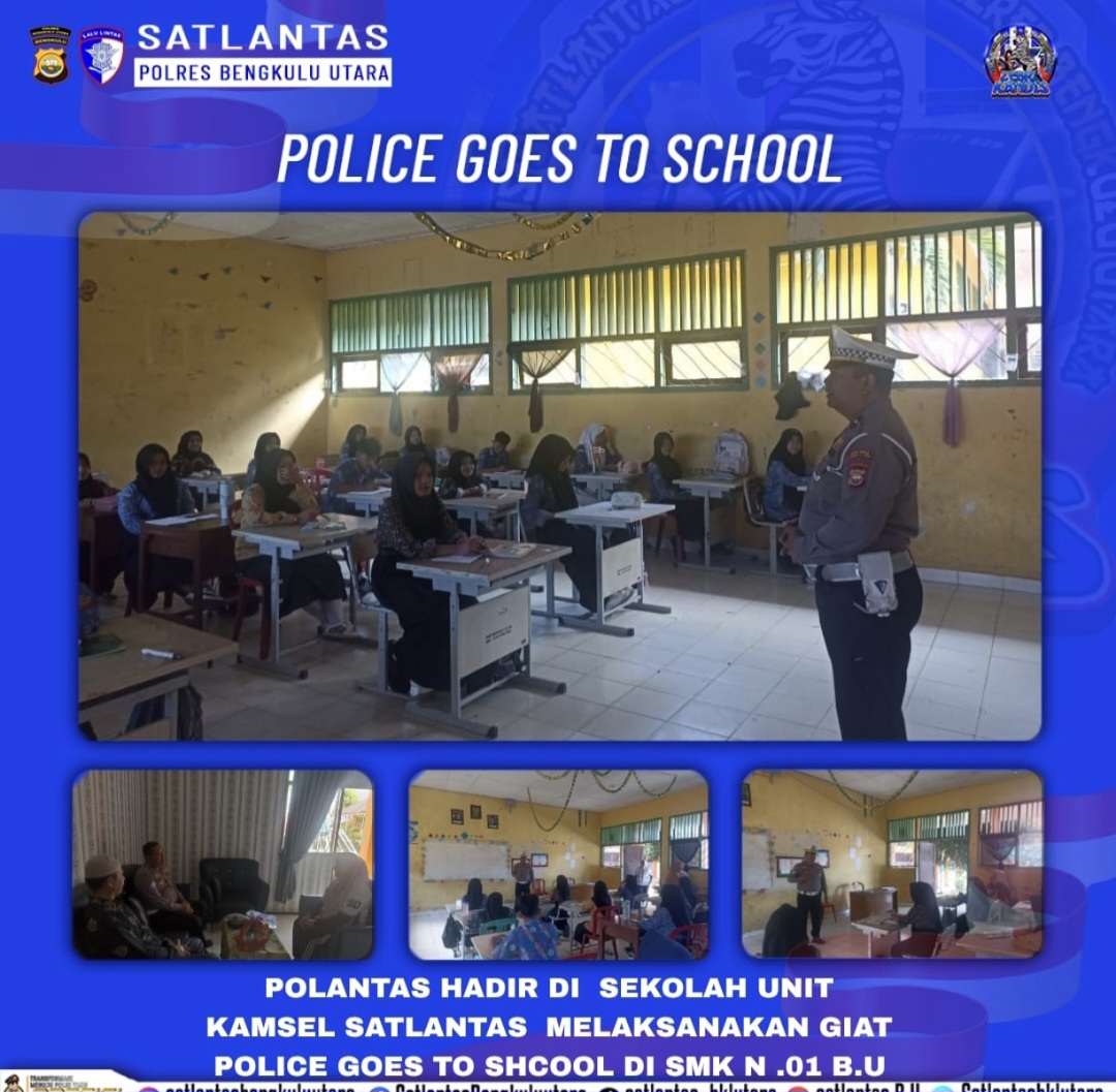 Police Go to School di SMK, Polres BU Bekali Pelajar Pintar Etika Berkendara