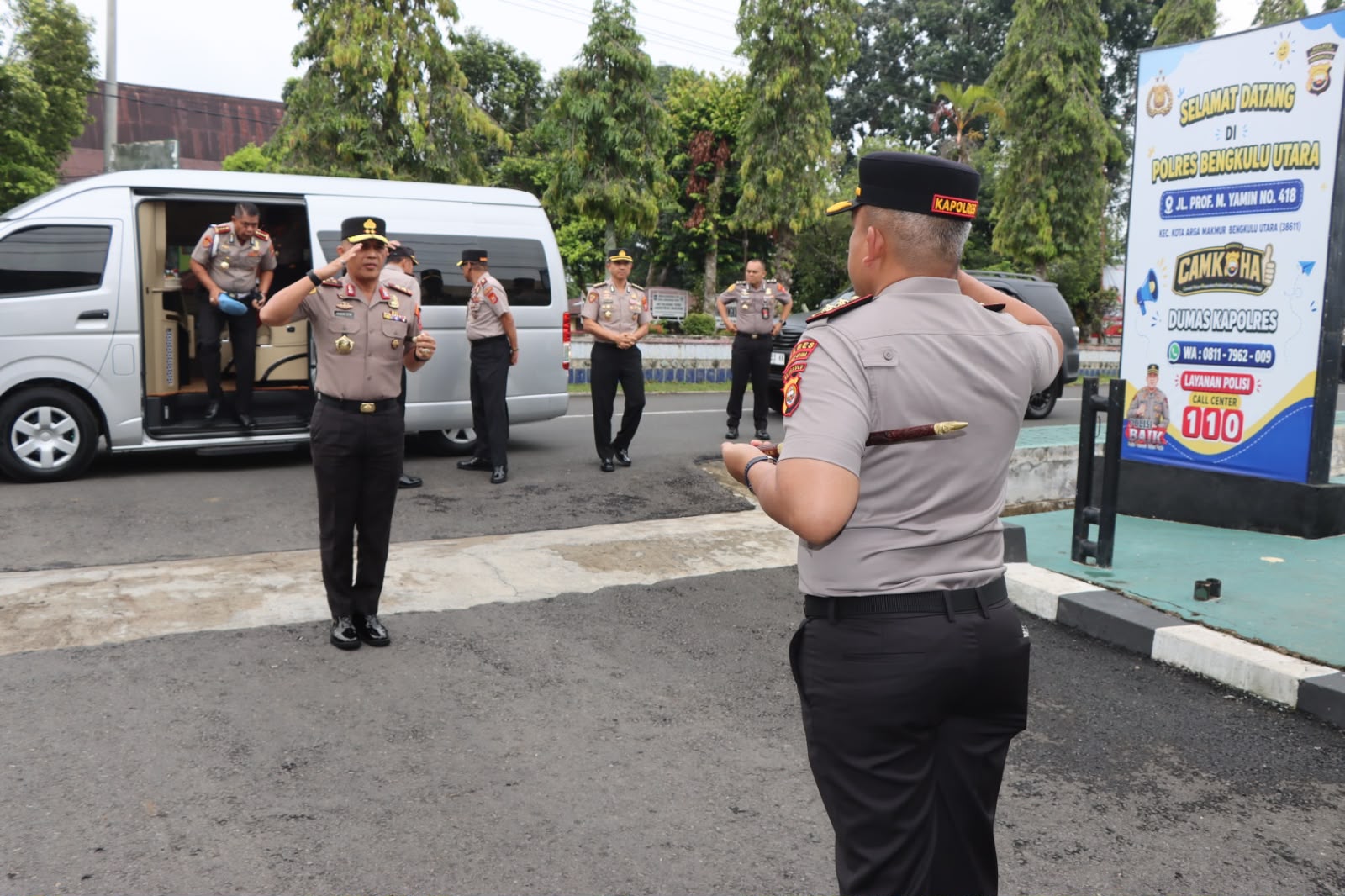 Kunjungi Polres Bengkulu Utara, Kapolda Bengkulu Tekankan Sinergitas dan Pelayanan Humanis