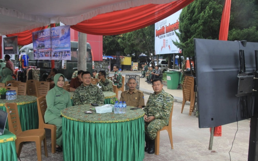 HUT TNI ke-81, Kodim 0423 Bengkulu Utara Gelar Bazar Murah Serentak